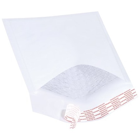 Bsc Preferred 6 x 10'' White No 0 Self-Seal Bubble Mailers, 25PK B853WSS25PK